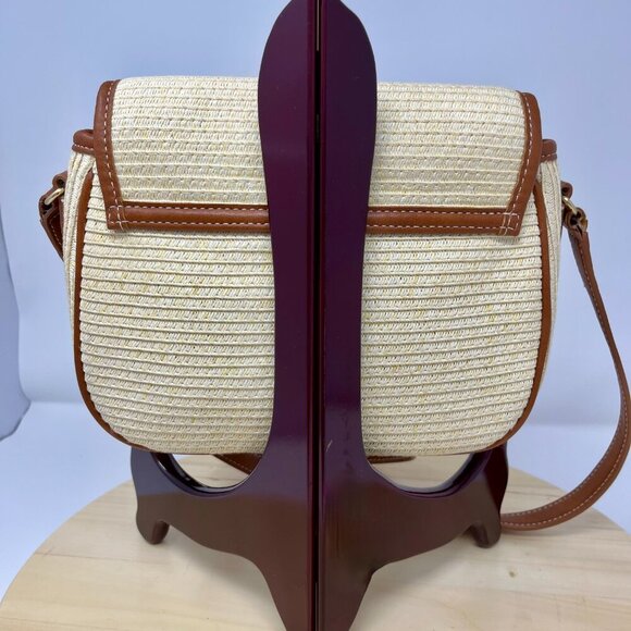 Talbots CROSSBODY BAG PACKABLE Paper-Straw - Picture 2 of 14